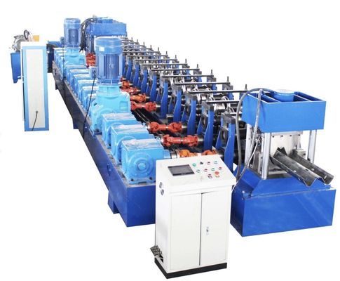 comprar 7.5KW Highway Guardrail Roll Forming Machine Q235 Metal Roll Former online manufacture