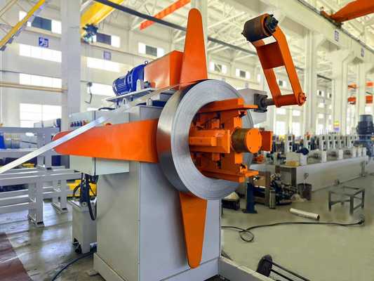 Máquina automática de formação de rolos para chapas de telhado de aço solar