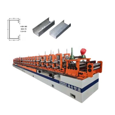 Máquina formadora de rolos automática para estrutura solar